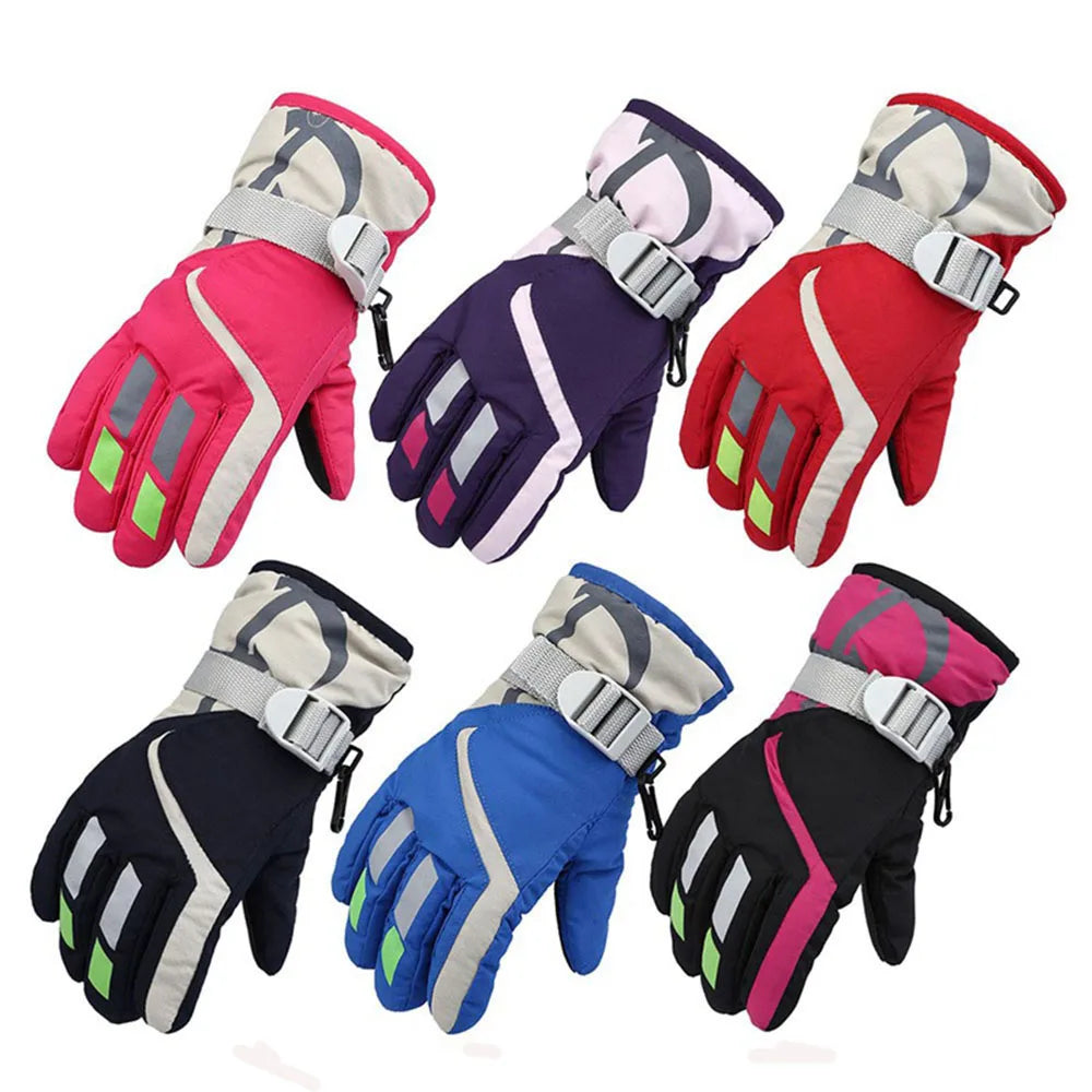 Thermal Ski Gloves  Kids 4 -7yrs