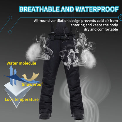 Ski Jacket Ski Pants Thermal Windproof Waterproof