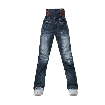 Denim Ski Pants Women