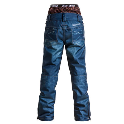 Denim Ski Pants Women