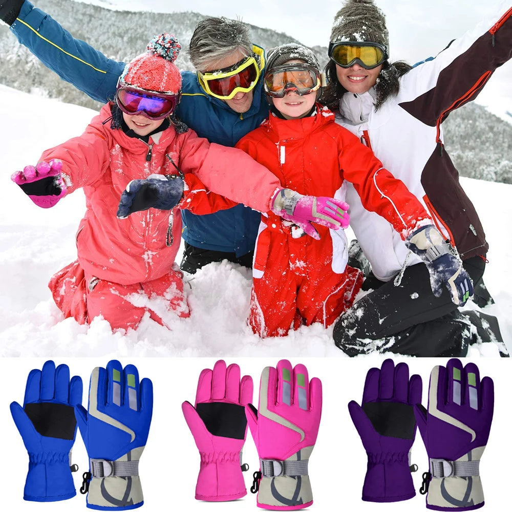 Thermal Ski Gloves  Kids 4 -7yrs