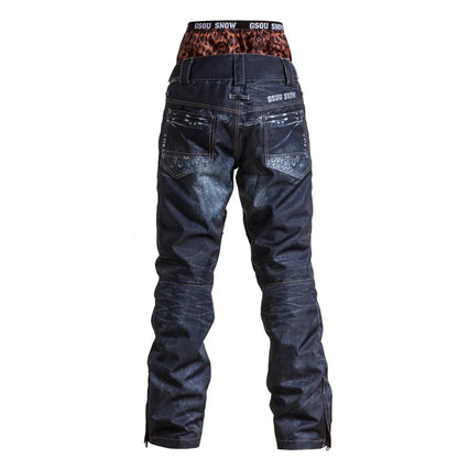 Denim Ski Pants Women