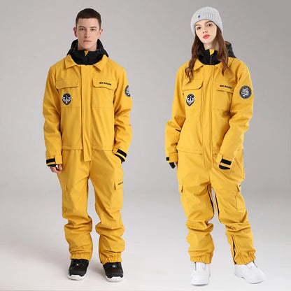 Ski Jumpsuit One Piece Snow Suits Waterproof