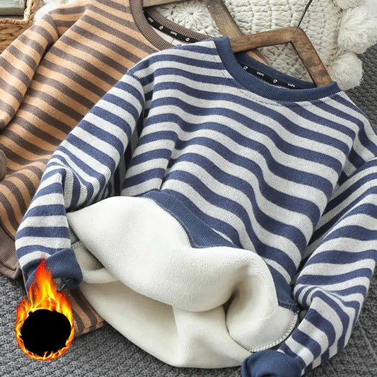 Boys' Fleece-Lined Sweater