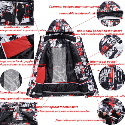 Ski Snowboard Jacket Mens