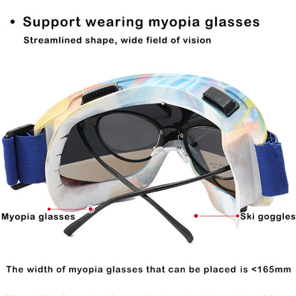 Anti-Fog Ski Goggles