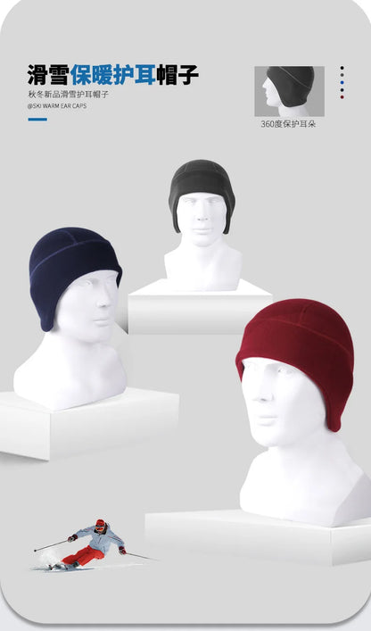 Fleece Beanie Men Women