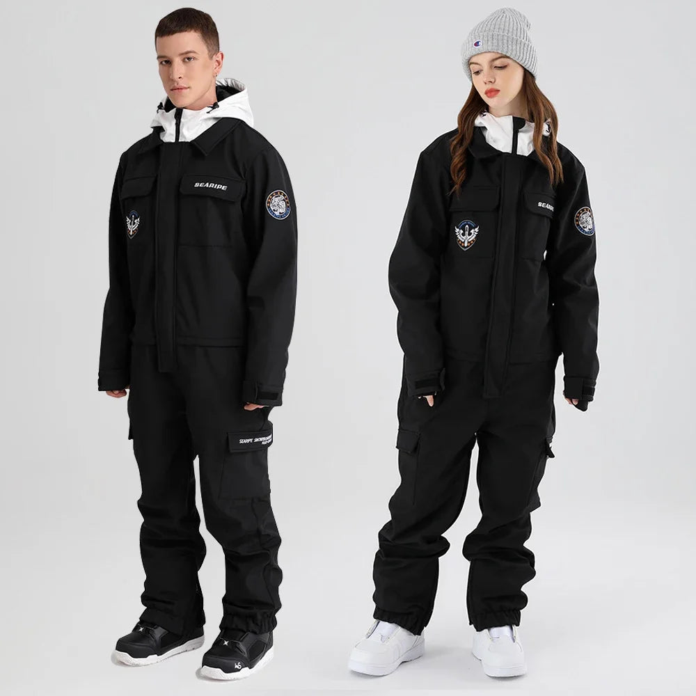 Ski Jumpsuit One Piece Snow Suits Waterproof