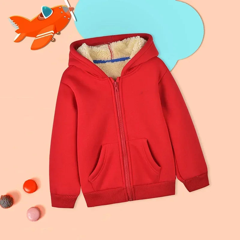 Unisex Winter Fleece Hoodies Kids