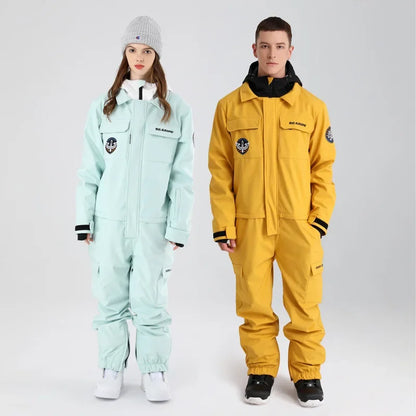 Ski Jumpsuit One Piece Snow Suits Waterproof